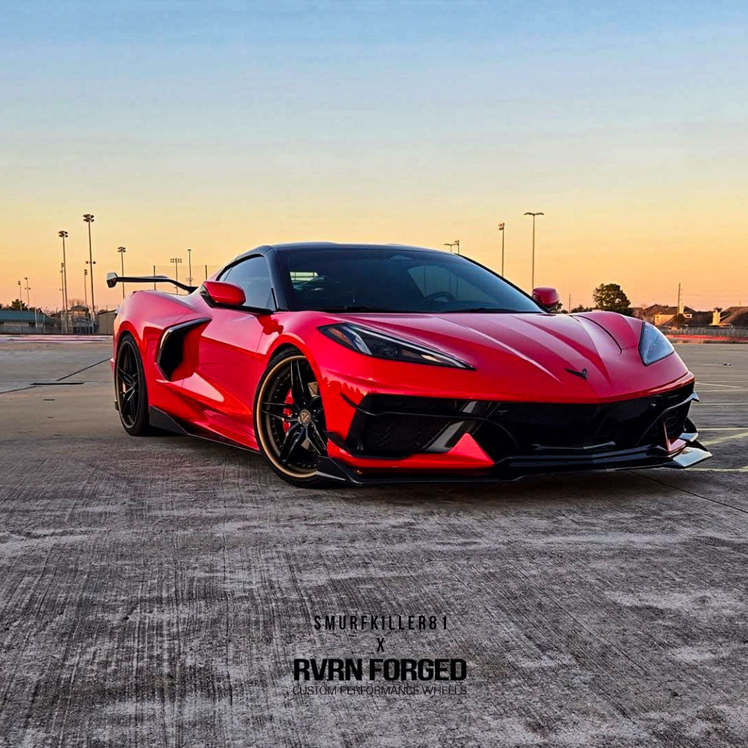 RV-DP03 | Custom Forged Corvette C8 Stingray / Z51 5 Star Wheels with 19x8.5, 20x11 / 20x9, 21x12