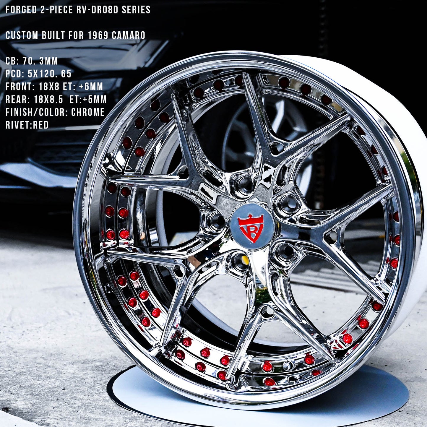 RV-DR08D Series | Custom Forged 2-Piece Wheels - RVRN Custom Forged Wheels