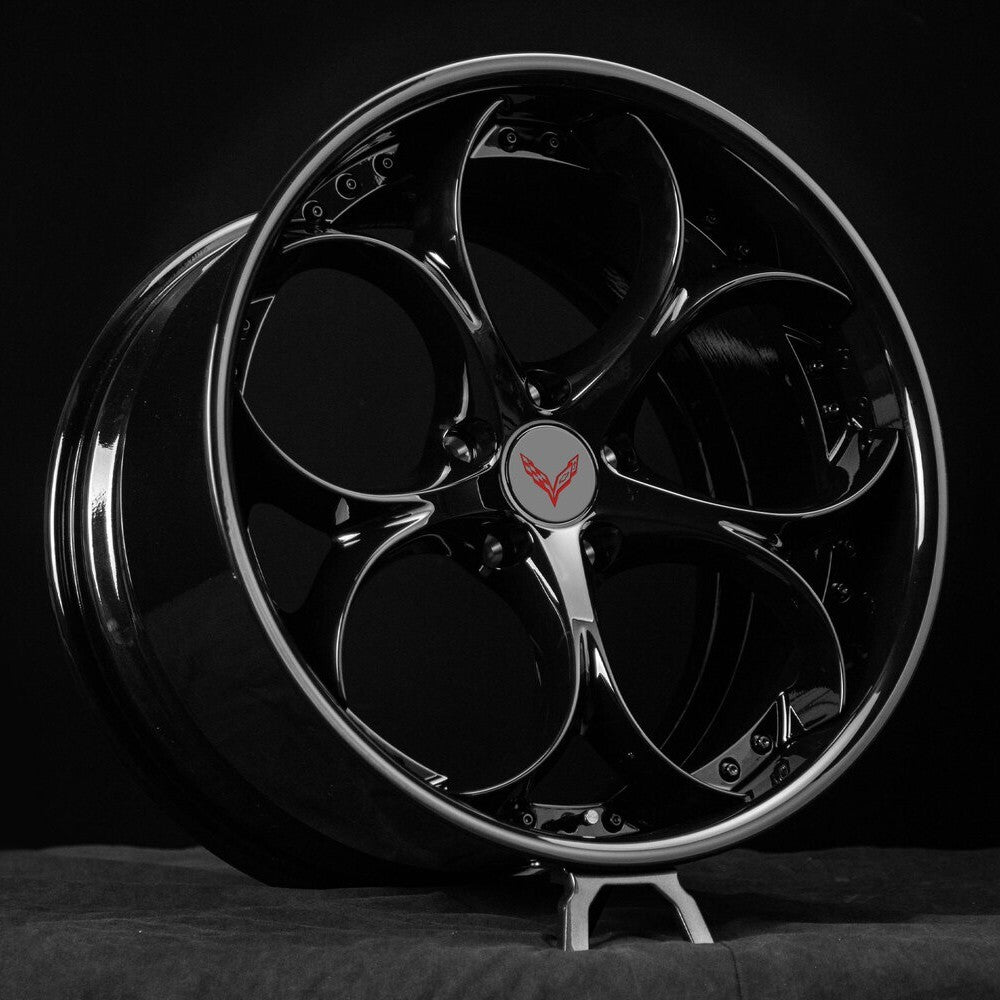 Precise fitment 19x10 front and 20x12 rear for Corvette C7 Grand Sport