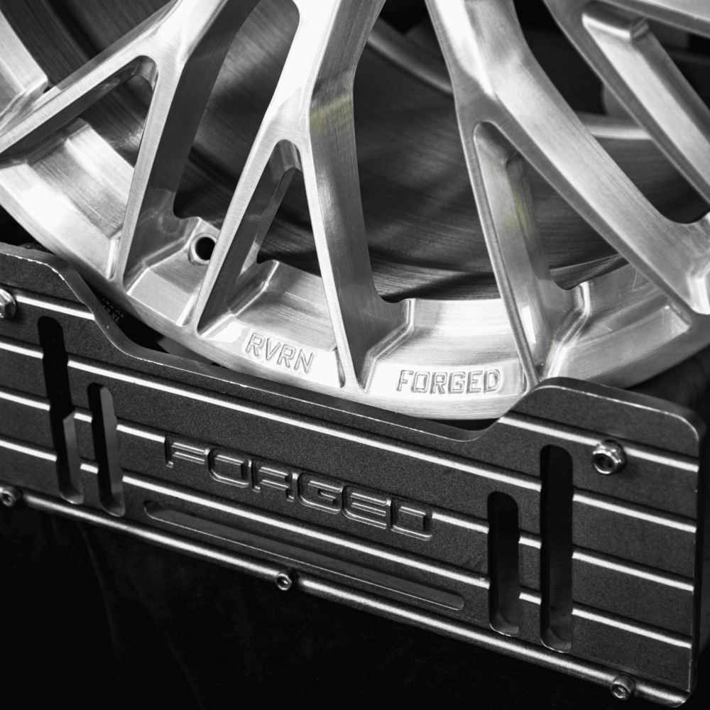 Custom C8 Stingray brushed alloy wheel by RVRN – side profile