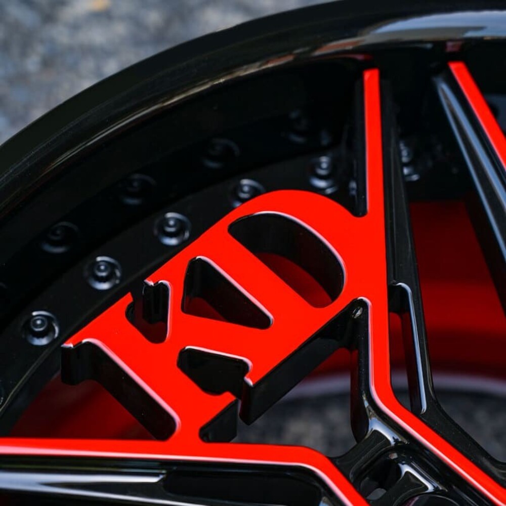 RB-01 wheels mounted on 2024 Corvette C8 Z51, performance stance