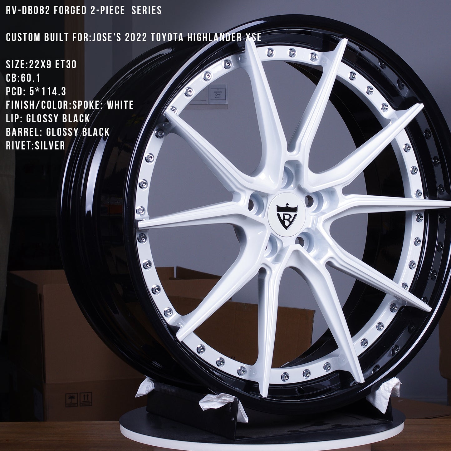 RV-DB082 Series | Custom Forged 2-Piece Wheels