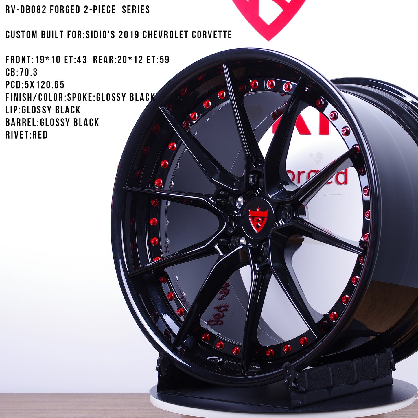 RV-DB082 Series | Custom Forged 2-Piece Wheels