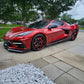 RV-DS016| Custom Forged Corvette C8 Stingray / Z51 Red Mist & Black Wheels