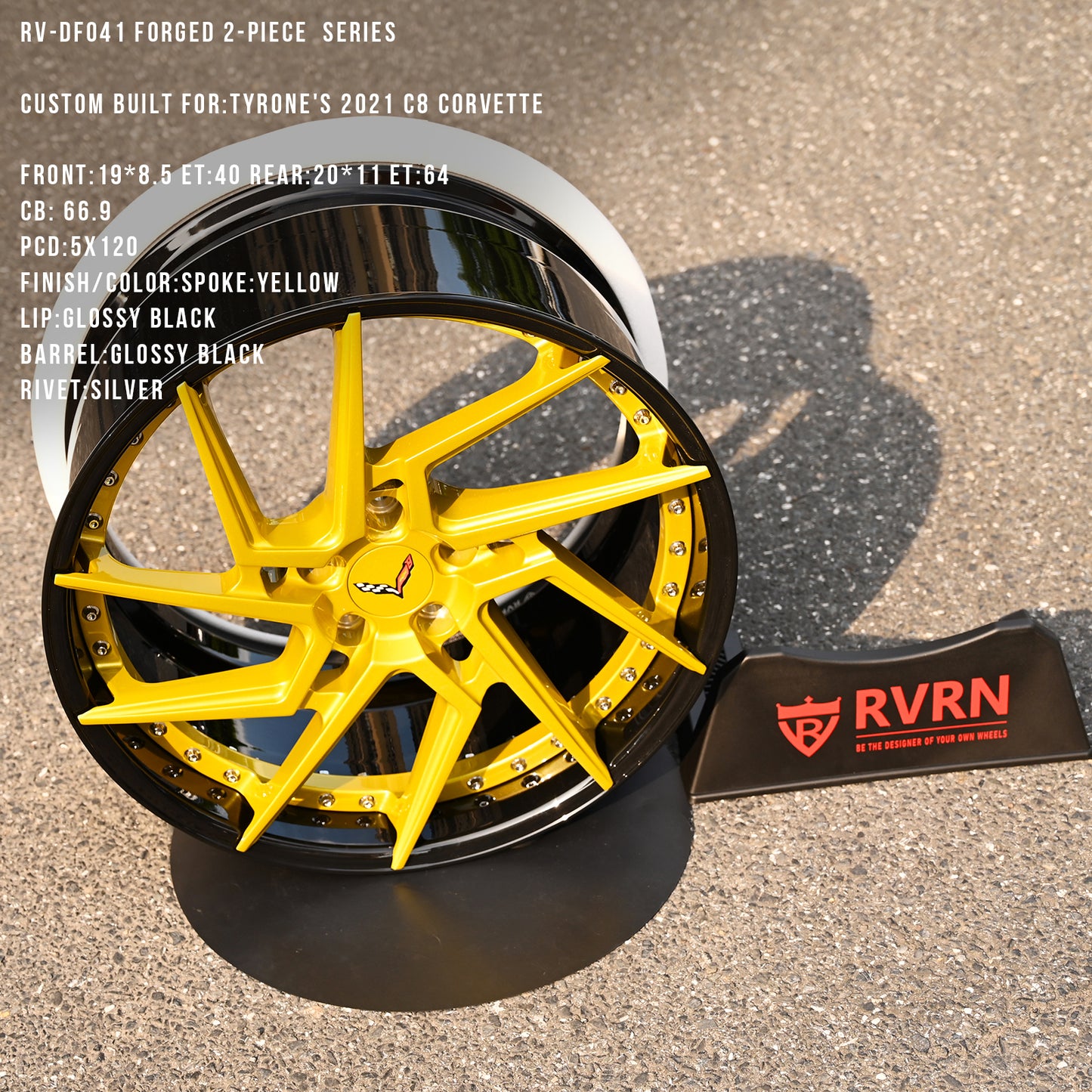 RV-DF041 Series | Custom Forged 2-Piece Wheels