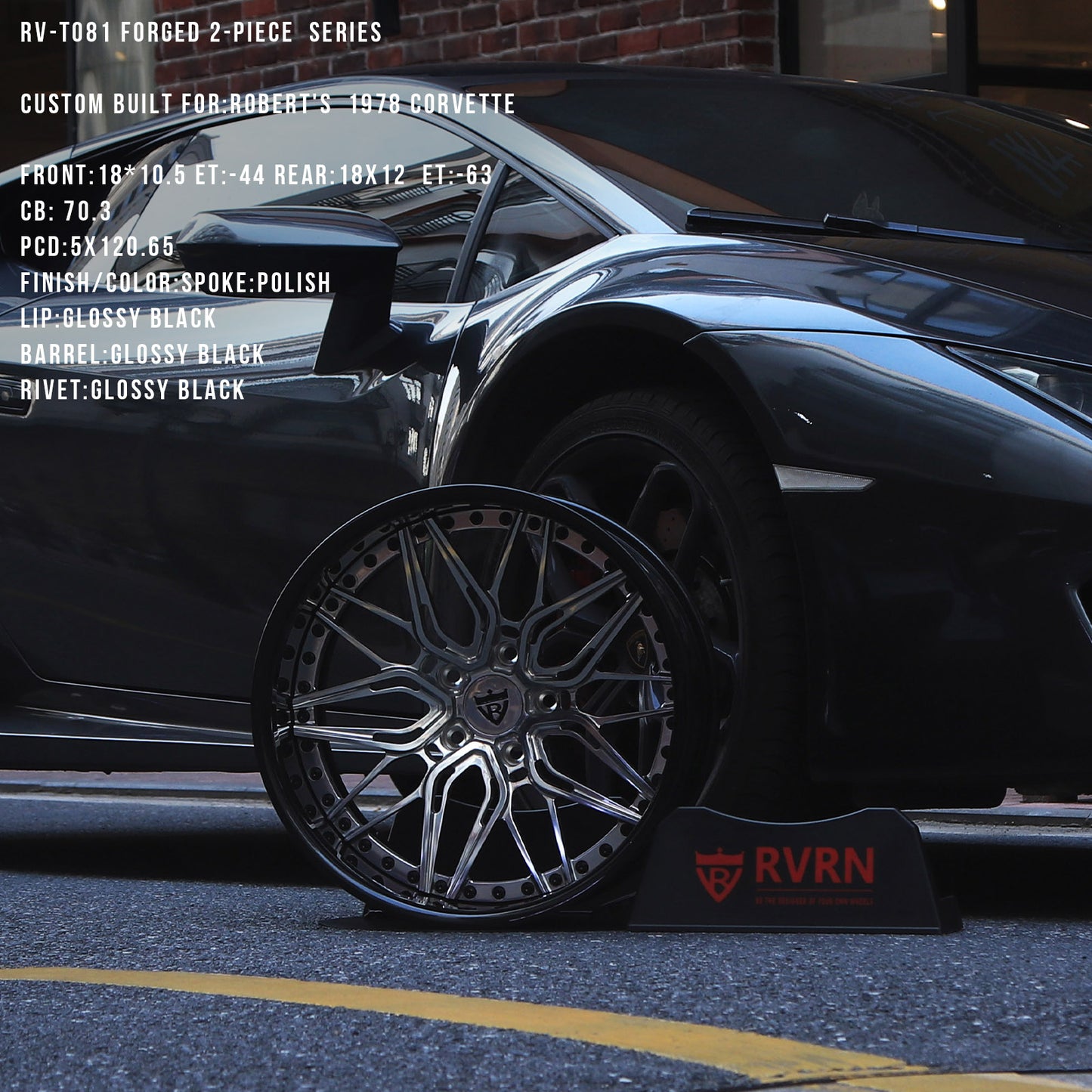 RV-T081 Series | Custom Forged 2-Piece Wheels  R-10K Series