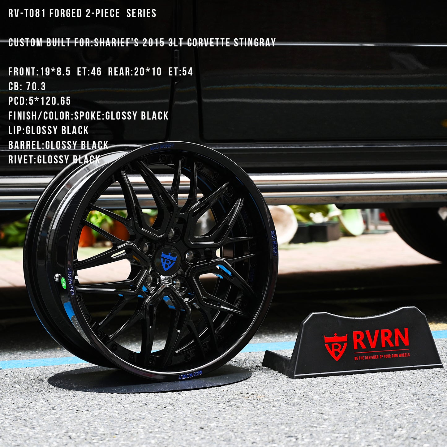 RV-T081 Series | Custom Forged 3-Piece Wheels