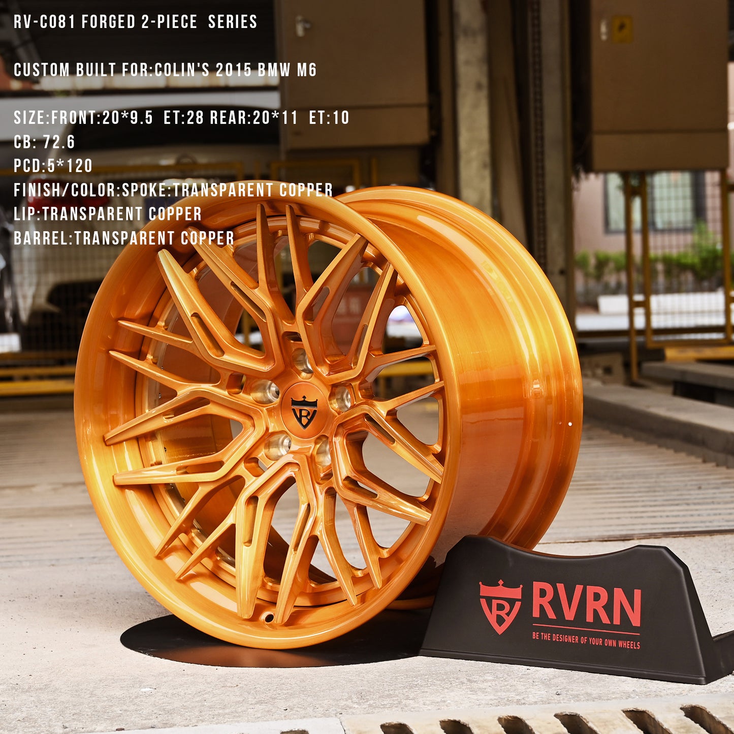 RV-T081 Series | Custom Forged 2-Piece Camaro/Corvette Wheels