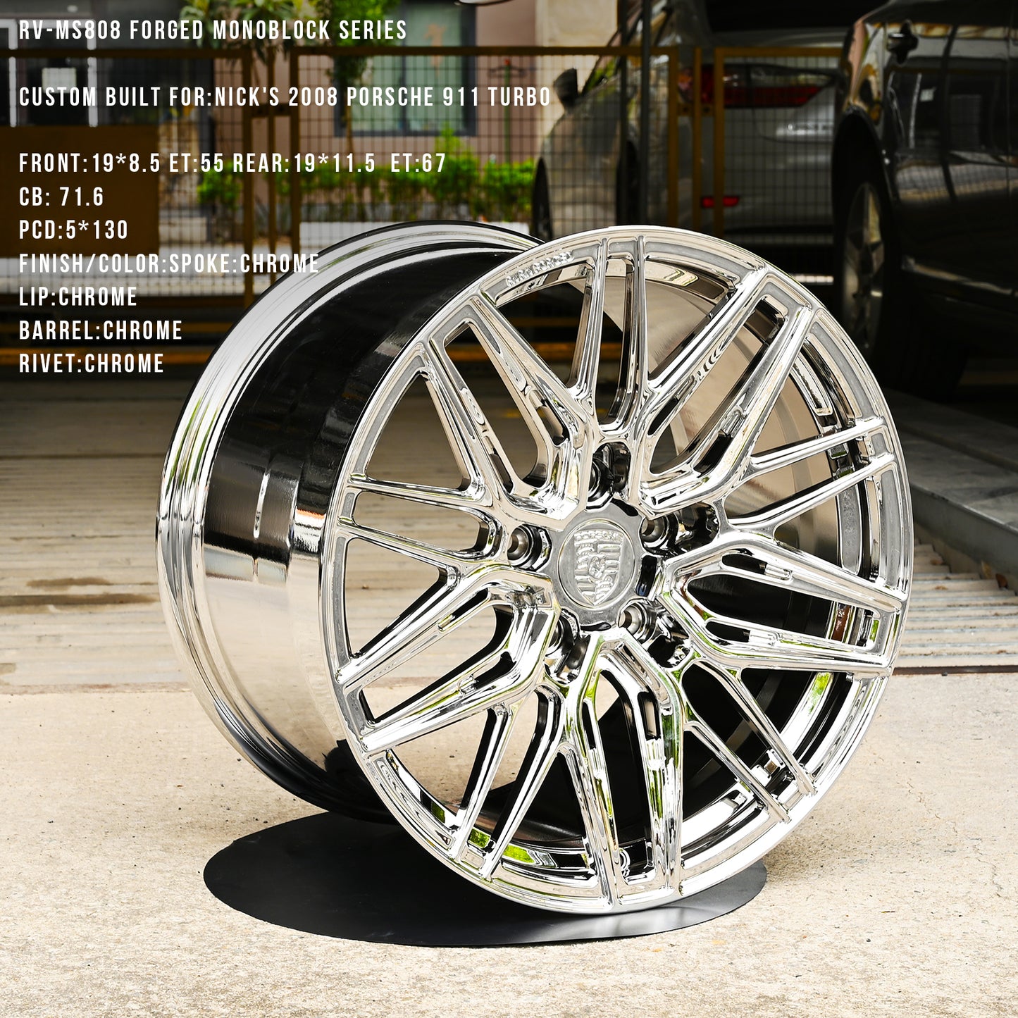 Premium Custom Forged Monoblock RV-MS808 Series