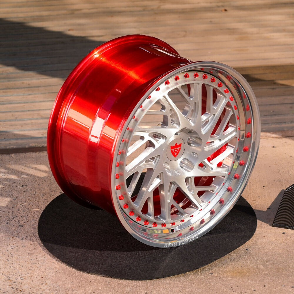 RV-C13 | Custom Forged Step Lip Corvette C8 Stingray / Z51 Wheels with 19x8.5, 20x11 / 20x9, 21x12