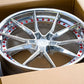 	Front angle of C8 Corvette custom wheels RV-DB082 in 19x8.5/20x11