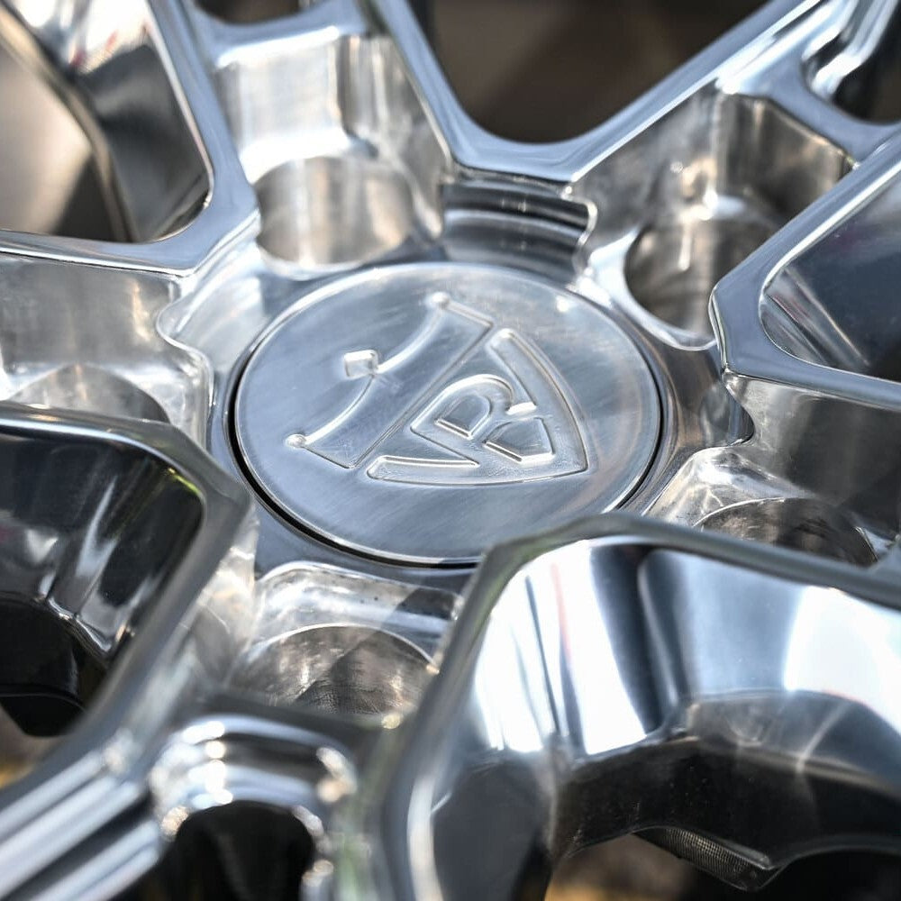 	Top view of two-piece forged RV-DB082 custom wheel design