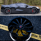Black rims RV-DC01 | Custom Forged 2-Piece Corvette C8 Stingray Z51 Wheels - RVRN Custom Forged Wheels