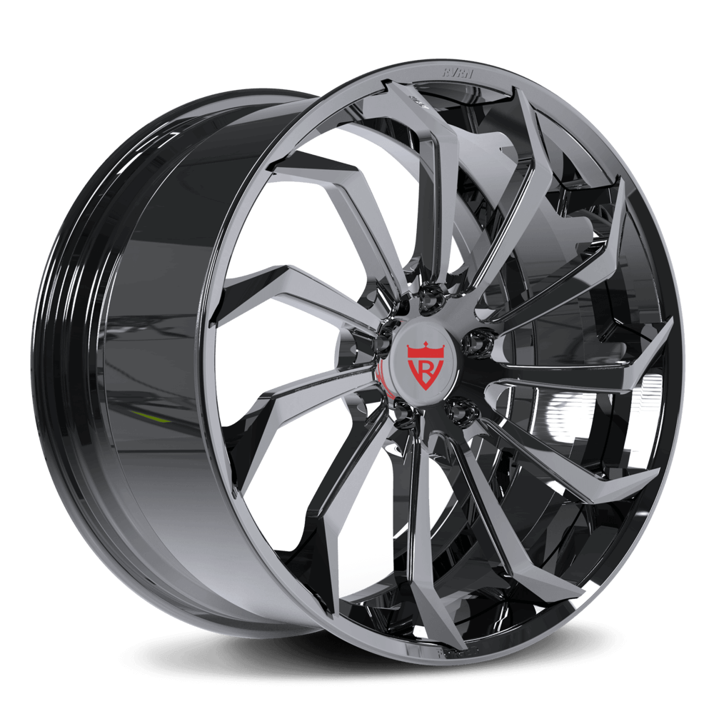 RV-DC01 | Custom Forged 2-Piece Corvette C8 Stingray Z51 Chrome Wheels - RVRN Custom Forged Wheels