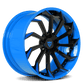 RV-DC01 | Custom Forged 2-Piece Corvette C8 Stingray Z51 Blue and Black Wheels - RVRN Custom Forged Wheels