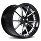 Custom deep dish rims for Corvette C7 Z06 with a black color, chrome, polish, gold color-Fully Forged 2-Piece Wheels Series-RVRN RV-DC02