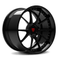 Custom deep dish rims for Corvette C7 Z06 with a black color, chrome, polish, gold color-Fully Forged 2-Piece Wheels Series-RVRN RV-DC02