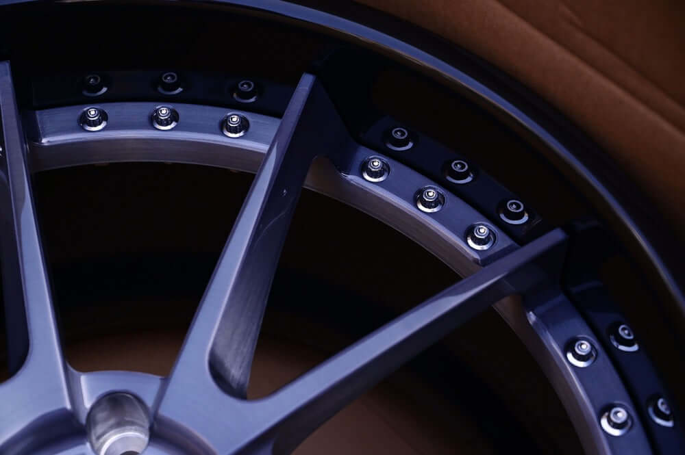 Custom deep dish rims for Corvette C7 Z06 with a black color, chrome, polish, gold color-Fully Forged 2-Piece Wheels Series-RVRN RV-DC02