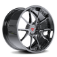 Custom deep dish rims for Corvette C7 Z06 with a black color, chrome, polish, gold color-Fully Forged 2-Piece Wheels Series-RVRN RV-DC02-chrome rims