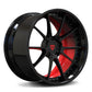 Custom deep dish rims for Corvette C7 Z06 with a black red color, chrome, polish, gold color-Fully Forged 2-Piece Wheels Series-RVRN RV-DC02 20inch 21inch