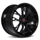 Gloss Black with RVRN Red Screws