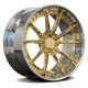 Polished Frozen Gold Spoke/Polished Barrel