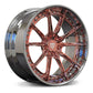 Chrome and rose gold Corvette C8 Z06 wheels – super concave 2-piece RV-DC05 fitment