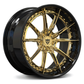 Polished frozen gold Corvette wheels – concave 2-piece RV-DC05 fitment