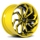 Yellow Spoke / Black Trim /Yellow Outer Barrel / Gloss Black Inner Barrel