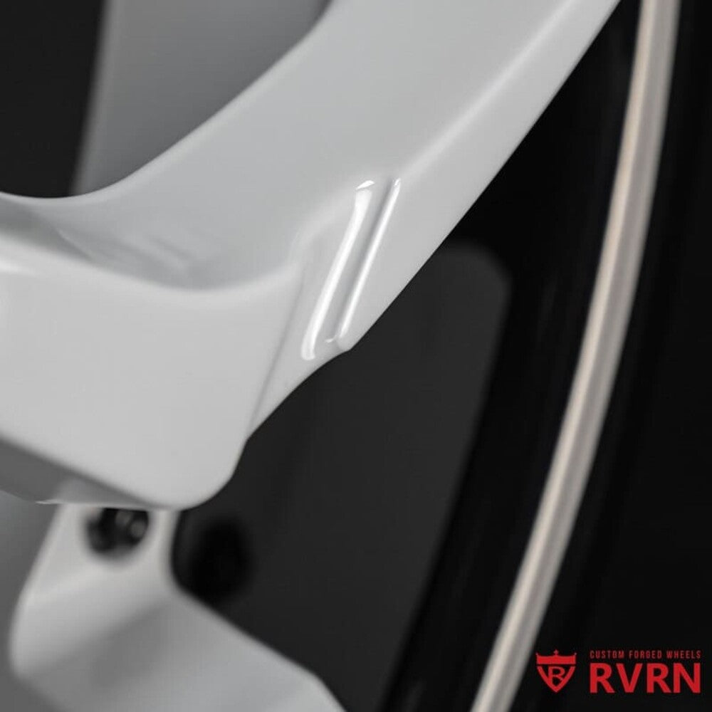Forged wheels designed for Ceramic Grey Matrix Metallic Corvette