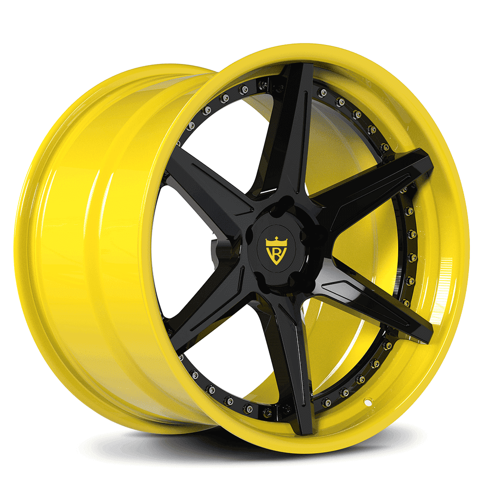 Corvette C8 Z06 Concave Wheels-with 20x12/21x13 setup in different colors, black,chrome-RVRN Custom Forged 2-Piece Wheels RV-DC19 Series