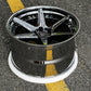 RV-DC19 | Custom Forged Corvette C8 Z06 / E-Ray Black Chrome Concave Wheels