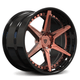 Polished Rose Gold Spoke/Gloss Black Barrel/Black Screws