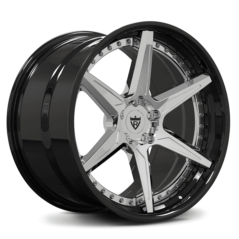 Corvette C8 Z06 Concave Wheels-with 20x12/21x13 setup in different colors, black,chrome-RVRN Custom Forged 2-Piece Wheels RV-DC19 Series