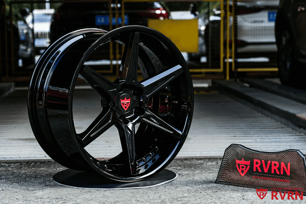 Corvette C8 Z06 Concave Wheels-with 20x12/21x13 setup in different colors, black,chrome-RVRN Custom Forged 2-Piece Wheels RV-DC19 Series