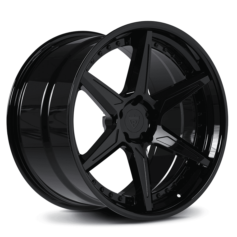 Corvette C8 Z06 Concave Wheels-with 20x12/21x13 setup in different colors, black,chrome-RVRN Custom Forged 2-Piece Wheels RV-DC19 Series