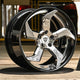 Chrome Spoke. Gloss Black Barrel