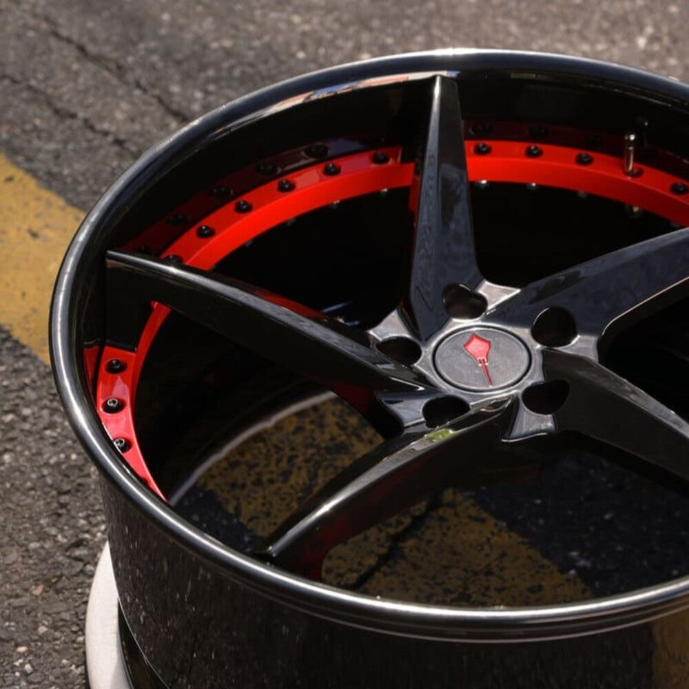 Corvette Z51 rear custom forged concave rim 22x12