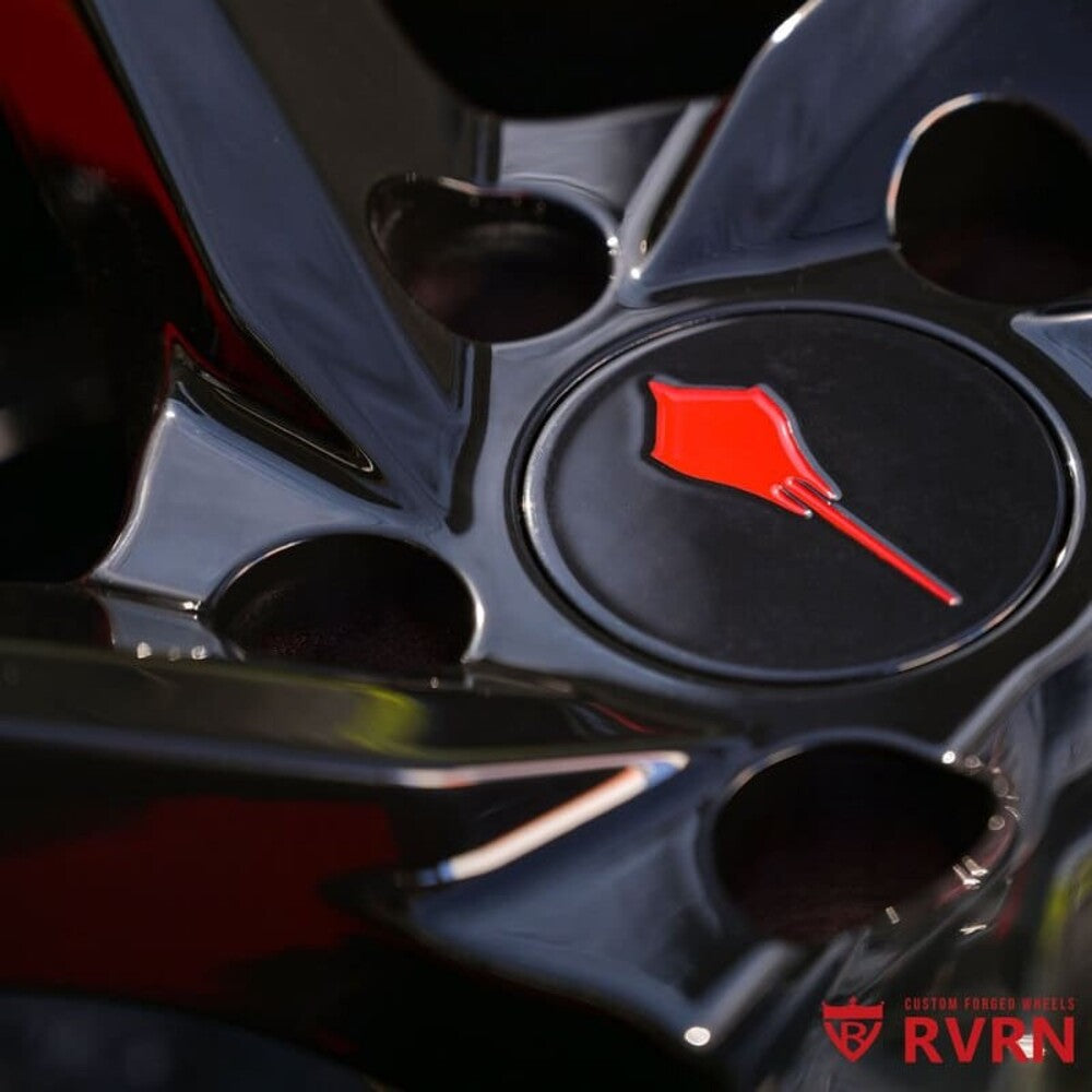 Forged 5 spoke wheel detail RV-DC35 for C8 Corvette Z51