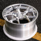 RV-DC69 | Custom Forged 2-Piece Corvette C6 Wheels, Shiny Polished Aluminum with 18x8.5/19x10 setup
