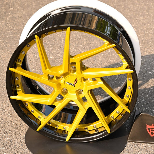 RV-DF041 | Custom Forged 2-Piece Corvette C8 Stingrary Wheels - RVRN Custom Forged Wheels