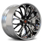 Gloss black and red deep lip Corvette C8 wheels, custom forged for Z51.