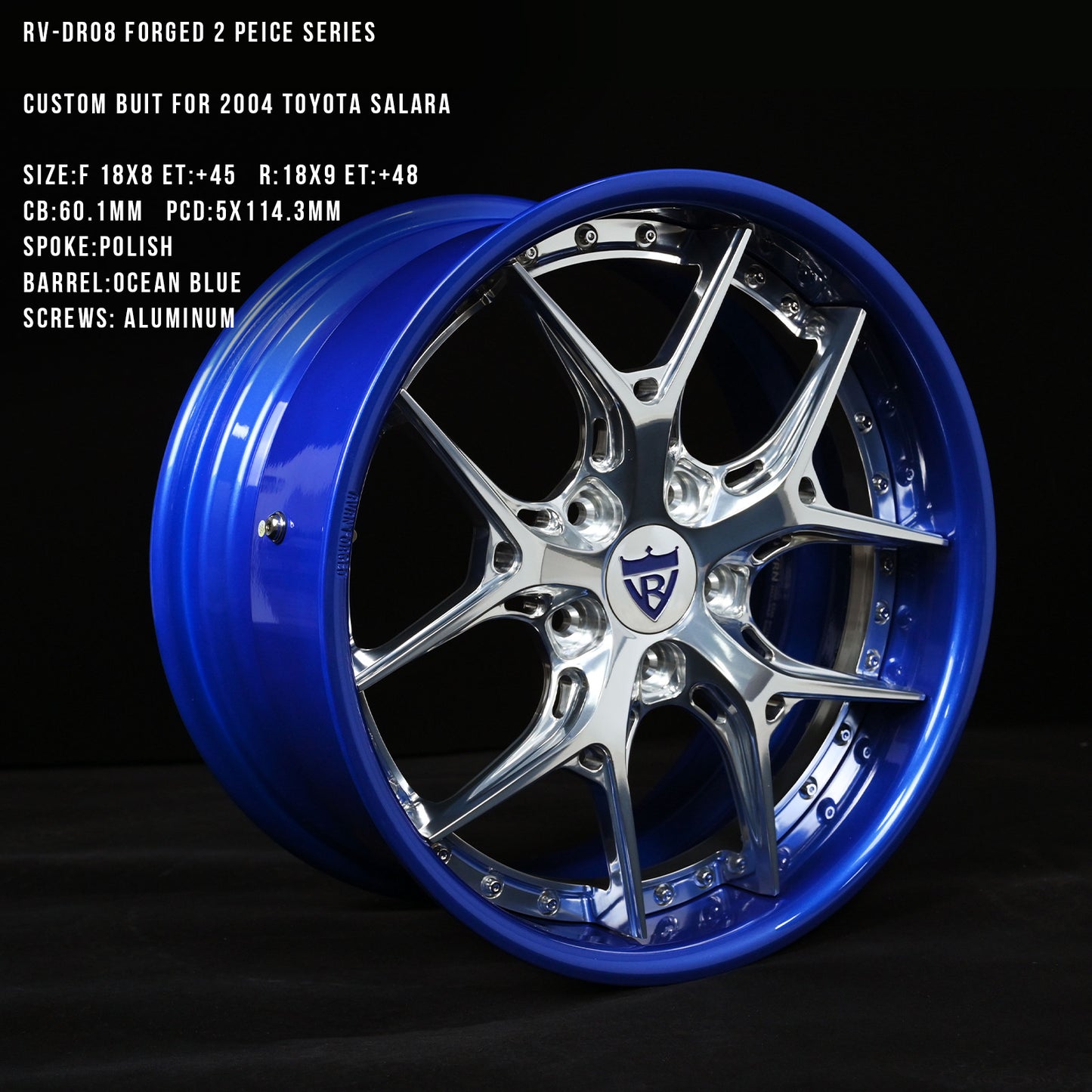 RV-DB179 Series | Custom Forged 2-Piece Wheels