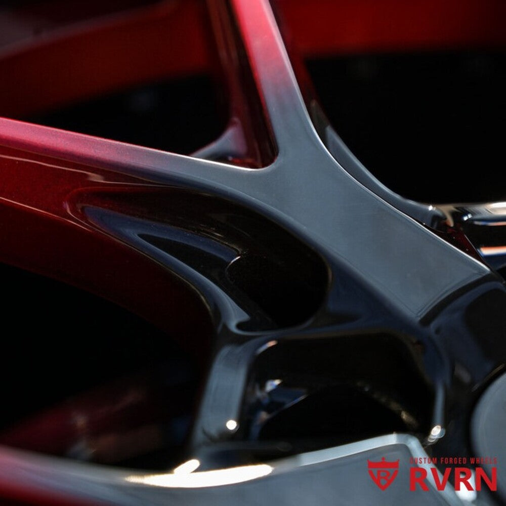 Perfect fitment of RV-DR08 custom forged wheels on Corvette C7 Z06