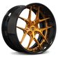 Transparent copper and black Custom Forged 2-Piece Corvette C8 Z06 Deep Dish Rims-RVRN RV-DR08D Series 