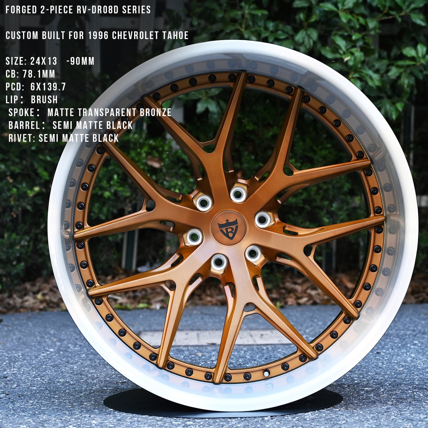 RV-DR08D Series | Custom Forged 2-Piece Wheels