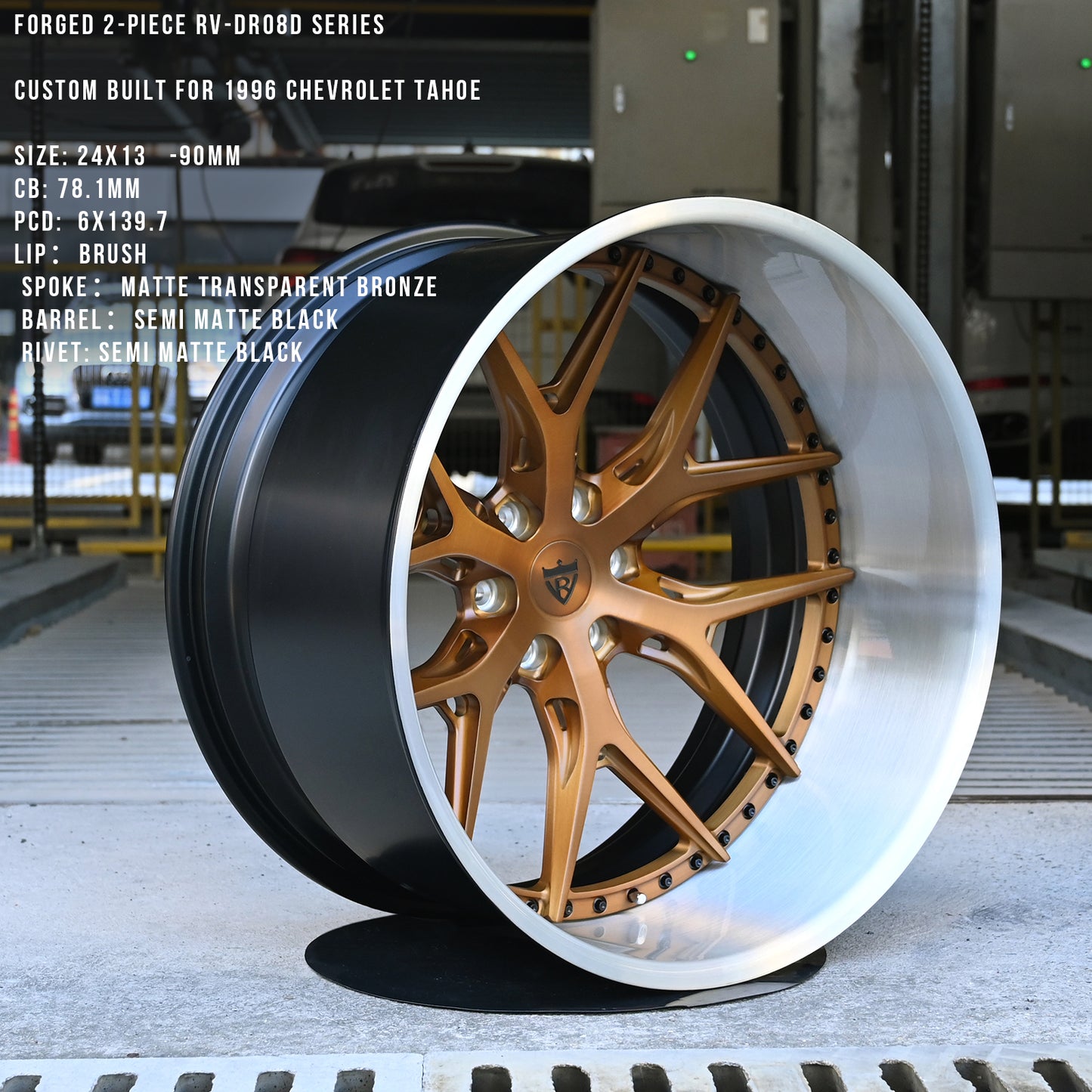 RV-DR08D Series | Custom Forged 2-Piece Wheels