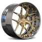 Chrome Custom Forged Corvette C8 Z06 Deep Dish Wheels Set, RVRN 2-Piece Rims Series RV-DR08D