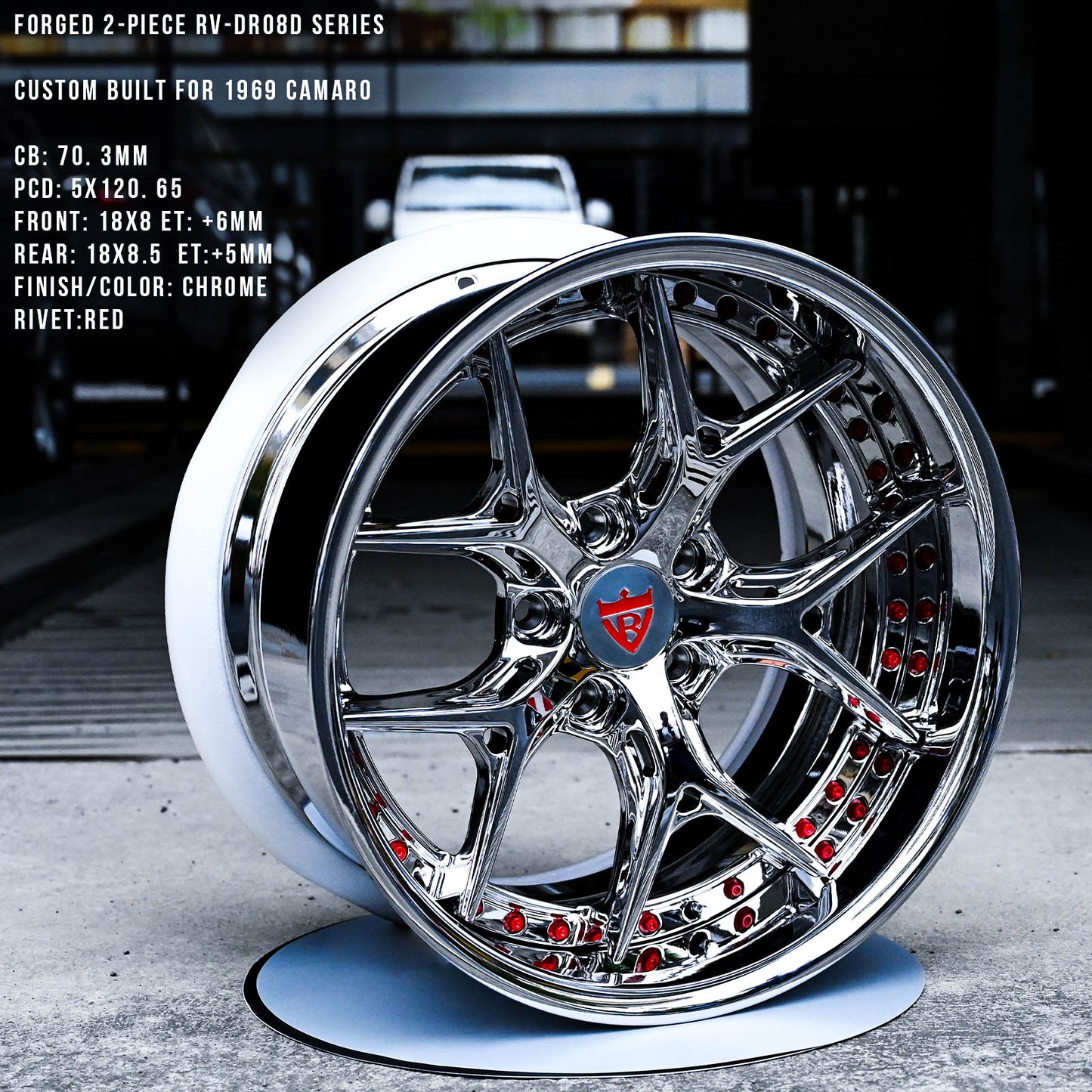 RV-DR08 Series | Custom Forged 2-Piece Wheels