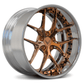 Bronze and polish Custom Forged 2-Piece Corvette C8 Z06 Deep Dish Rims-RVRN RV-DR08D Series 